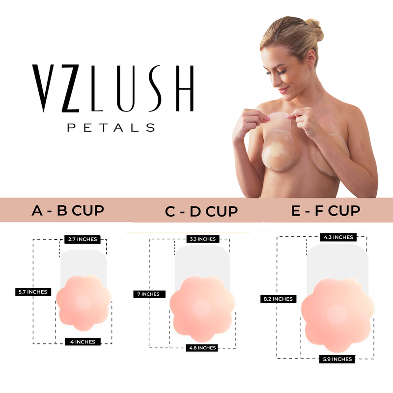 70% OFF 4 Pairs x  SILICONE BREAST LIFTER PETALS (A - F CUP SIZE) + USA FREE SHIPPING!